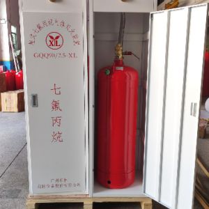 China 70L To 180L Automatic Manual Start FM200 Gas Fire Suppression System Cabinet For Archive Room on sale