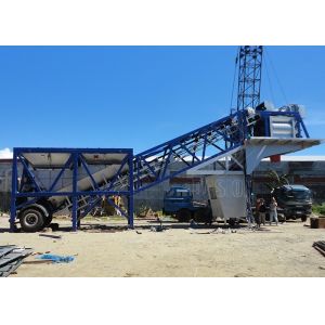 Ready Mix YHZS35 Small Mobile Concrete Batch Plant 35m3/H With Simple Structure