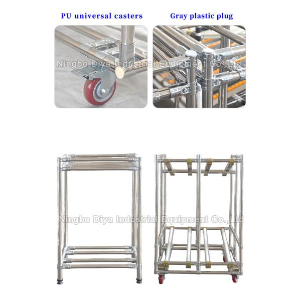 Stainless Steel Sliding Track System Customized Length For Rack System