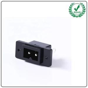 China LZ-8-24 2P Power Outlet Socket IEC 320 C8 Screw Mount Inlet Plug Socket Power Connector on sale