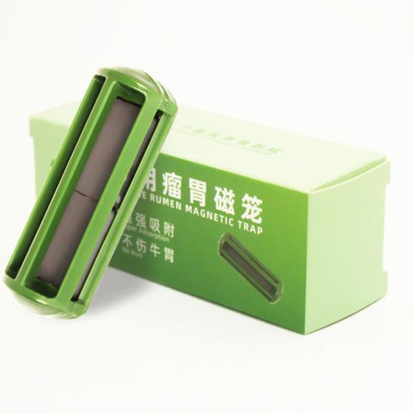 Quality Square Cow Green Groove 0.12kg Rumen Magnet For Cattle Digestion wholesale