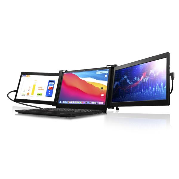 FCC 250cd/m2 Dual Display Laptop Monitor 1080p DC5V
