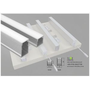 Linear LED Light Strip Channel Surface Mounted Extrusion Aluminum 15*16mm
