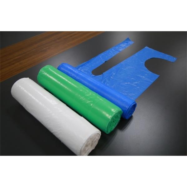 Quality Breathable 28x46" PE Apron Plastic Disposable , Throw Away Aprons For Adults wholesale