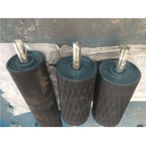 Wear Resistant Oxygenation Rubber Lagging Pulley With CN Adhesive Layer