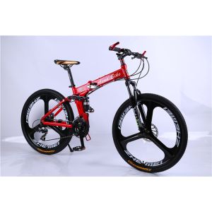 3 spoke mag alloy wheel Shimano 24/27/30 speed alloy chinese folding mountain