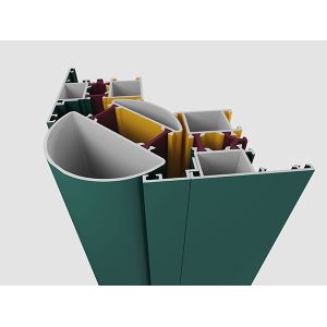 ISO Customized Stylish 6005 Powder Coated Aluminium Section