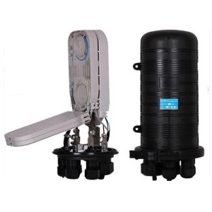 96 Core Fiber Optical Splice Closure Mechanical Sealing Structure Black For