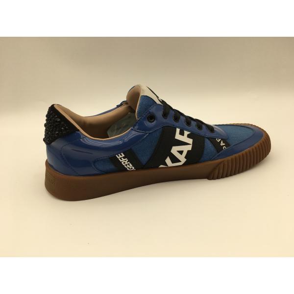 Quality Navy Non Slip Womens Leisure Shoes One Unit TPR Outsole With Pusable Latex wholesale