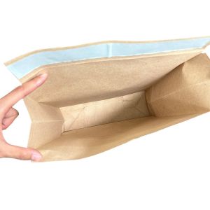 Self Sealing Kraft Paper Bag Disposable Paper Bags For Shipping And Storage