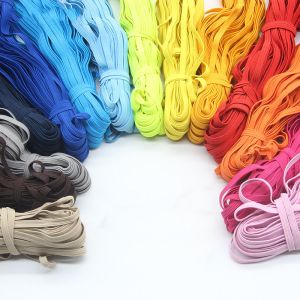 Cheap Factory custom 3mm white round woven elastic band ear loop rope for disposable facemask for sale