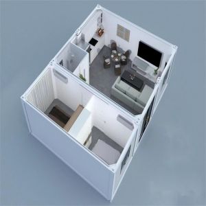 Customized Color Mini 20ft Container House for Office Workshop Warehouse