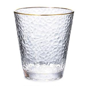 Cheap 300ml 320cm 400ml Gold Rim Drinking Water Glasses Crystal Lead Free for sale