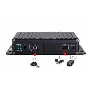 Multifunction Car Auto Secure Memory SD Card Mobile DVR 4 Channel Full D1 AHD