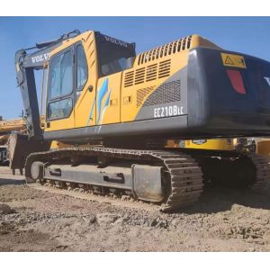 Low price 18100kg Second Hand Vollvo EC210D Hydraulic Crawler Excavator with D5E