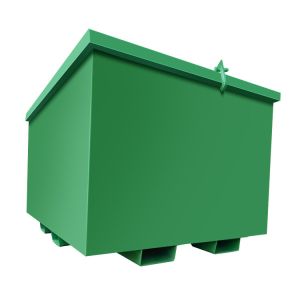 High Loading Efficiency Garbage Skip Bin For Compressed Garbage Truck Customized Color