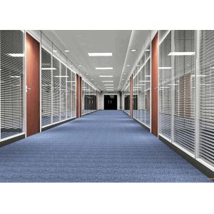 Power driven Blinds In Official Partition Wall Smart Integrated Blinds Dynamic Privacy Control