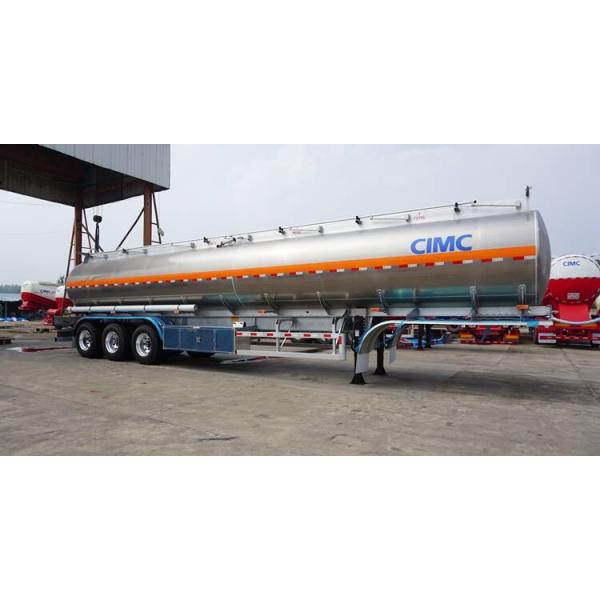 CIMC 50T Payload 3 Axle 50000L Aluminum Tanker Trailer