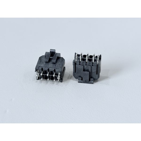 Micro-Fit 3.0 Dual-Row Straight Pin Header Connector for 2×2Pin, 3.0 Pitch, Tin-Plated, PCB Through-Hole Type electronic terminal signal power