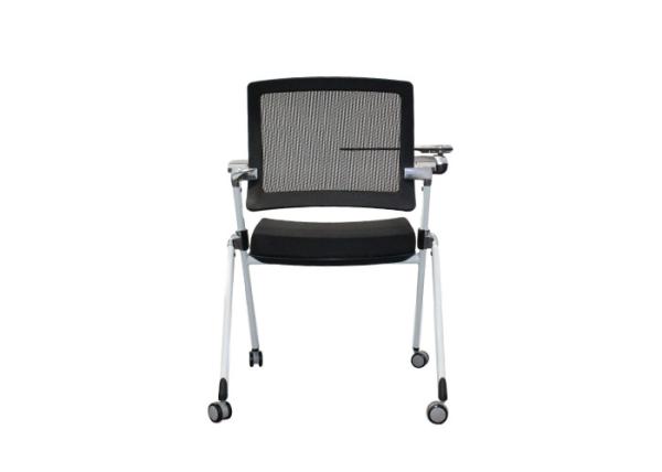 Quality Meeting Room Backrest Mesh Training Chair With Foldable Writing Table wholesale