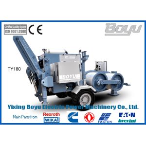 19t Overhead Tension Stringing Equipment Hydraulic Puller with Cummins Diesel