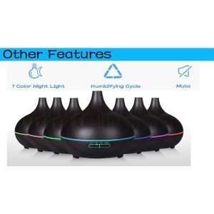 400ml Advanced Ultrasonic Aroma Essential Oil Diffuser Lamp Aromatherapy