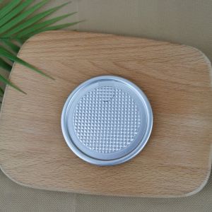 China 300# 73mm Aluminum Easy Peel Off End Custom Logo on sale