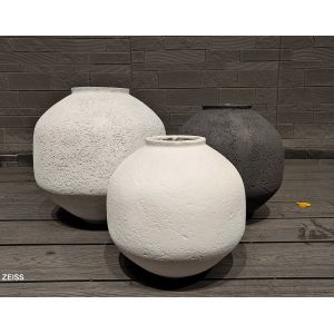 Drainage Holes And Terracotta Finish Perfect Combination For Fiber Cement Pot