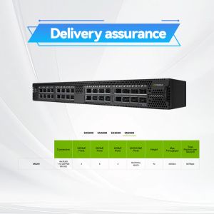 2 Core Short Depth Mellanox SN2000 Switch MSN2100-CB2F 100GbE 1U 16 QSFP28 Ports