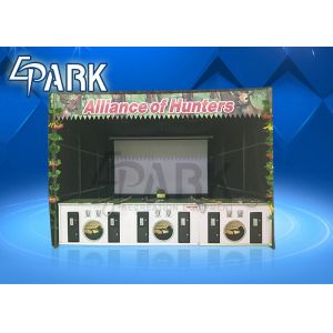 1800W 1 - 6 Players Shooter Arcade Machines / 3D Shooting Game Simulator