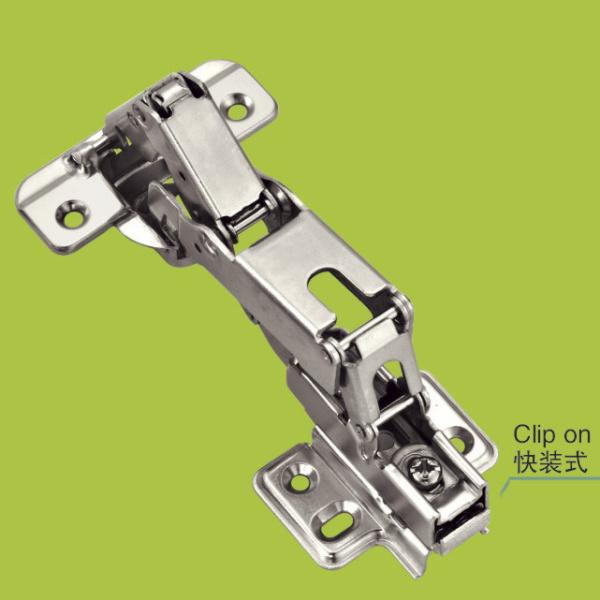 Quality 8kg 175° cabinet door hinge 35mm cup inset type with Nickel finish wholesale