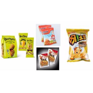 Multihead Weigher Automatic Vertical Packaging Machine PLC Control For Snack