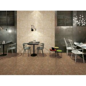 China Yellow Modern Porcelain Floor Tile , Matt Porcelain Bathroom Tile on sale