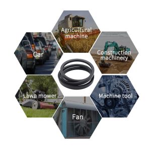 China EPDM NR SBR A Section V Belt Ladder Belt A Length 22'' 185'' on sale