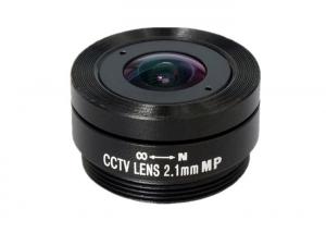 Cheap 1/3 2.1mm F1.6 3Megapixel CS mount 153degree wide angle cctv lens for security camera for sale