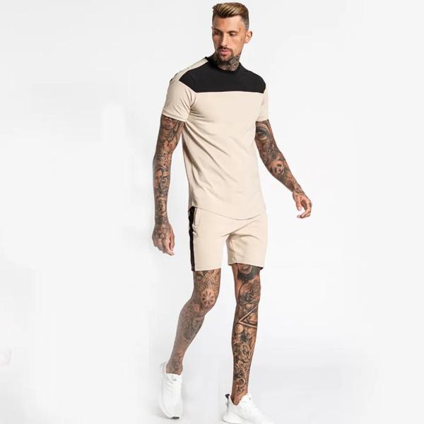 2023 Cotton Man Tracksuit Sportwear Set for Summer