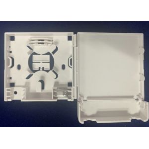 China IP32 FTTX 2 SC Fiber Optic Faceplate Optical Rosette FTTH Wall Socket on sale