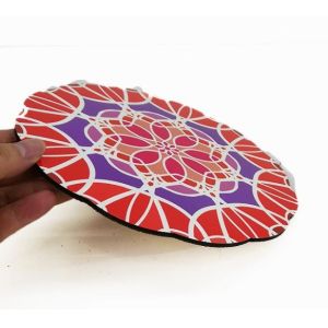 4m Thickness Lace Round Blank Sublimation Placemats