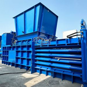 100 Ton Hydraulic Waste Baler Machine for Cardboard PET Bottles