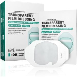 Transparent Film Dressing, Large Waterproof Adhesive Patch | Window Frame Wound