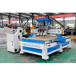 1325 Three Processes Multi Head CNC Router Machinery with HQD Air Cooling