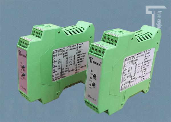 Quality DC 24V Power Tension Amplifier Connecting Two Load Sensors Green Color Tension Signal Amplifier wholesale