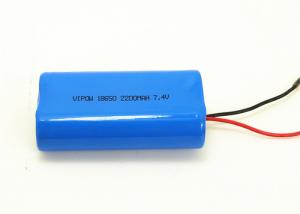 Cheap Compact Lithium Ion Car Battery , 18650 2S1P Lithium Ion 7.4 V Rechargeable Battery for sale