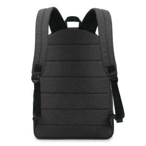 Zipper Closure Student School Backpack 24L Waterproof Laptop Rucksack