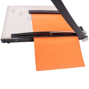 Lightweight 1.55kg A4 Iron Guillotine Paper Cutter for Office School Home