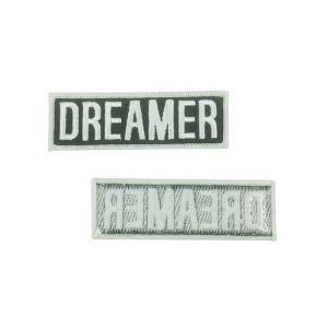 Iron On Square Single Custom Embroidered Patches Washable And Durable