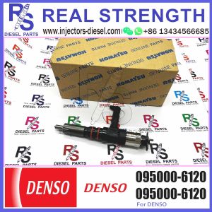 High quality new PC650-8 Diesel Engine 6D140 Common Rail Fuel Injector 095000