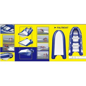 China Fiberglass Hull Foldable Rib Boat Laterally Folded Easy Storage 330 Cm For Fun on sale