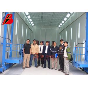 China Gas Heat System CE 65Kw Bus Spray Booth on sale