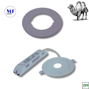 ABS PC IP43 Indoor 3W LED Rechargeable Emergency Backup Recessed Downlight